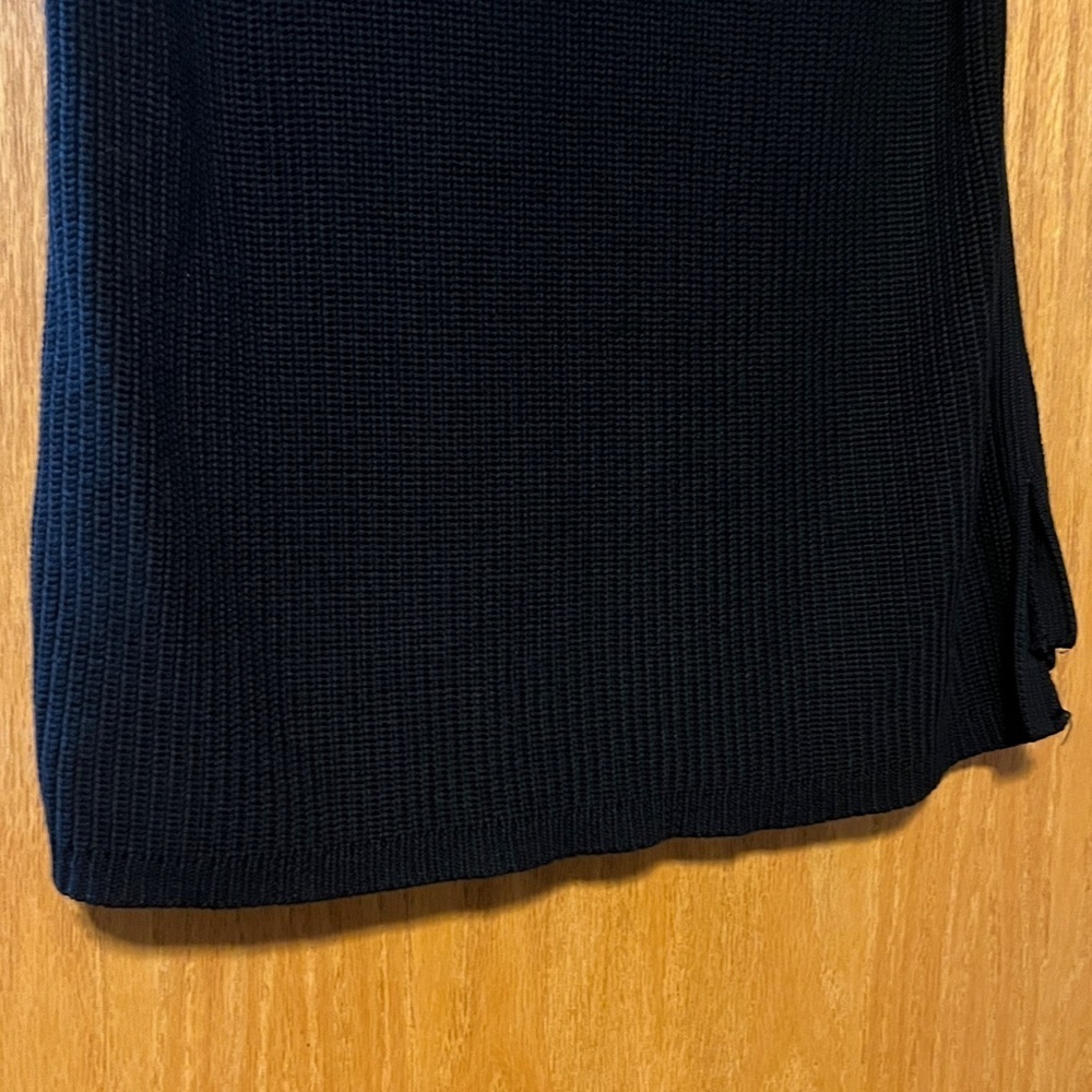 White House Black Market Textured Black Knit Top - Picture 11 of 11